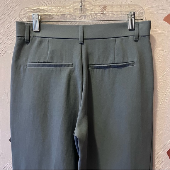NWT Zara Menswear Style High Waisted Full Length Pleated Trouser Pants size S - Picture 10 of 12